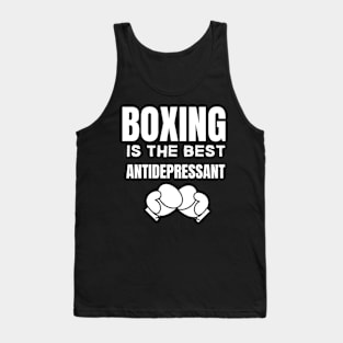 Boxing is the best antidepressant Tank Top